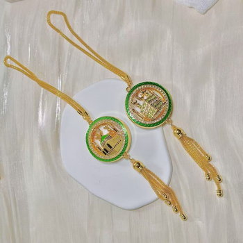 Автомобилен окачен аксесоар – сплав, инкрустирани диаманти, арабски стил ретро дизайн, персонализирана обработка, модел YMCG100