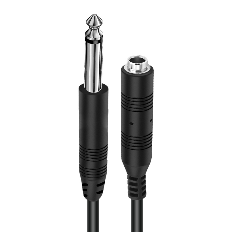 Audio produžni kabel 6,35 mm, muški–ženski priključak, niklirano, jezgro bakra tinovano, bakreni vodovi bez oksidacije, RoHS potvrda
