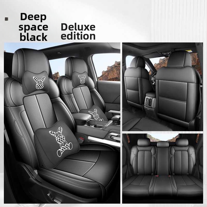 Fangcheng Leopard Titanium autosedadlo vankúš, kompletné pokrytie sedadla, univerzálne pre všetky ročné obdobia, odolná koža voči opotrebeniu