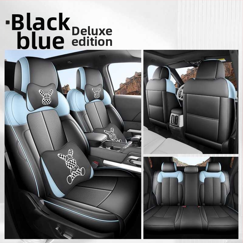 Fangcheng Leopard Titanium autosedadlo vankúš, kompletné pokrytie sedadla, univerzálne pre všetky ročné obdobia, odolná koža voči opotrebeniu