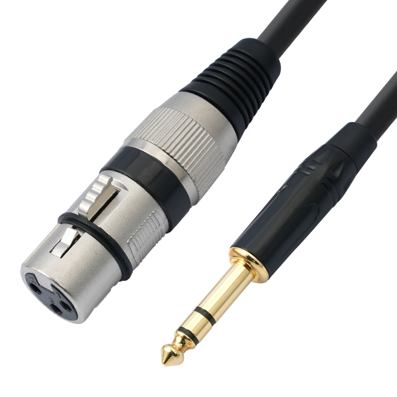 Izbalansirani audio kabel 1/4-inčni TRS na XLR samica