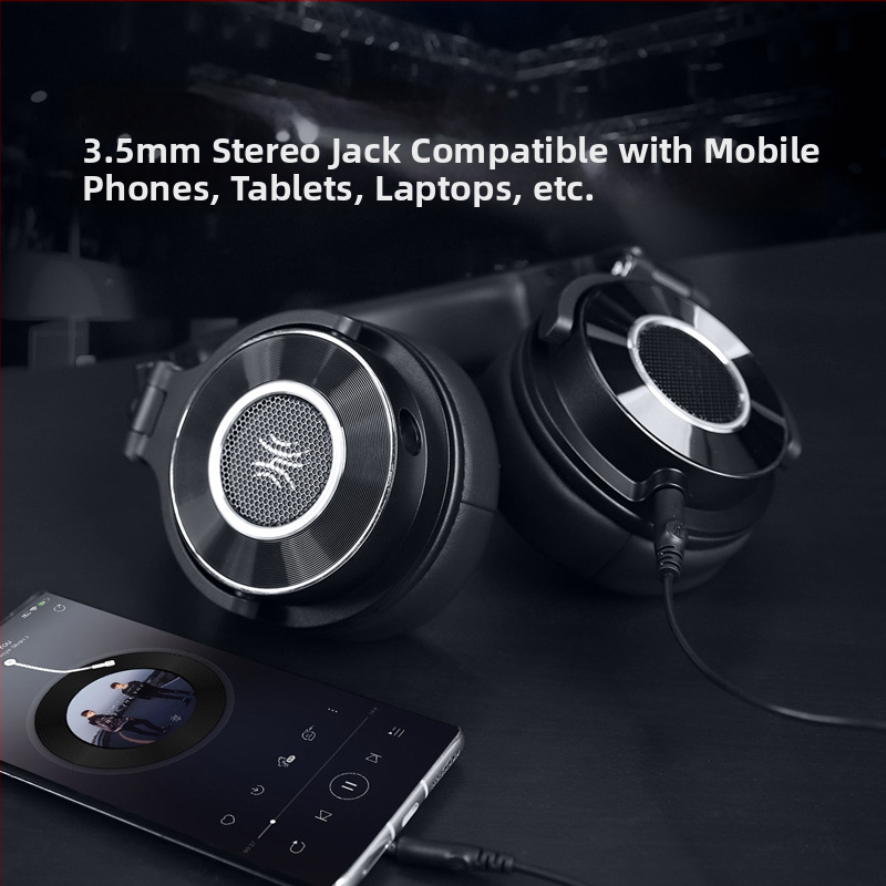 Drôtové štúdiové slúchadlá s mikrofónom, trojfrekvenčná vyváženosť, 20–20 kHz, 38 Ω, 3,5/6,5 mm rovný konektor