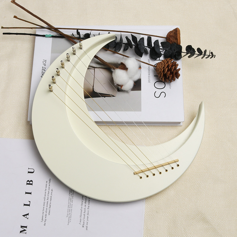 Άρπα – Λύρα ήμισελήνου, Μίνι όργανο σε σχήμα φεγγαριού, Βάρος 530 g, Υλικό: Άλλο