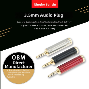 Sen Yin 3,5mm–6,5mm audio adaptér, RoHS certifikovaný, prevádzková teplota -16 až 60°C, audio/video konektor