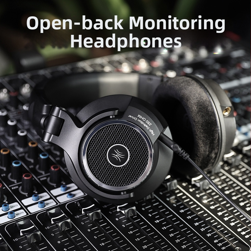 Oneodio M80 káblový headset s mikrofónom, 40 mm meniče, frekvenčný rozsah 20–20 kHz, 3 m kábel, 3,5/6,5 mm konektor