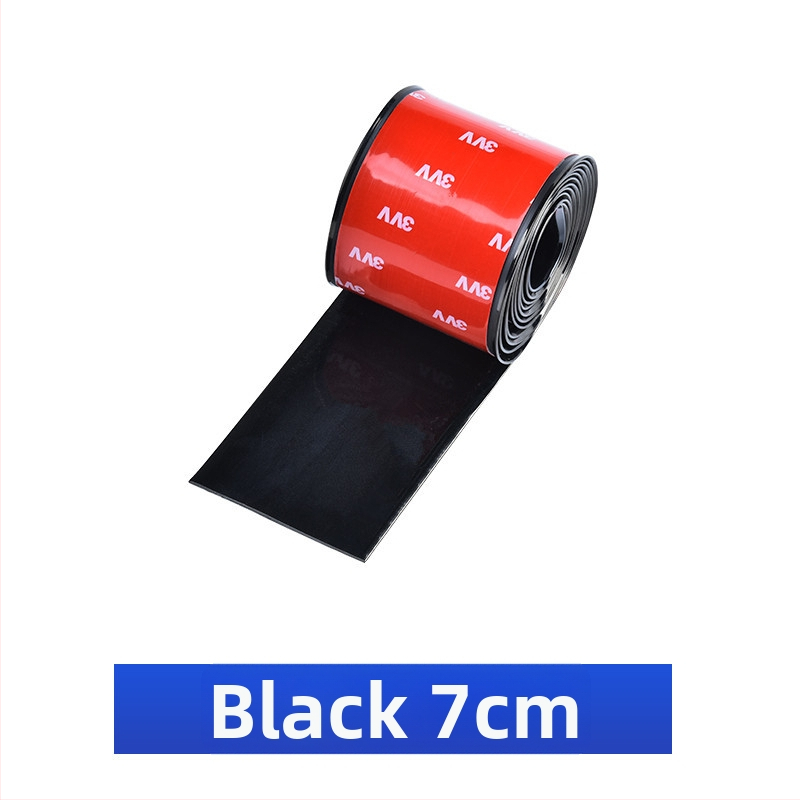 Automobilová prahová lišta, Delano PVC, karbonový vzor, model 08