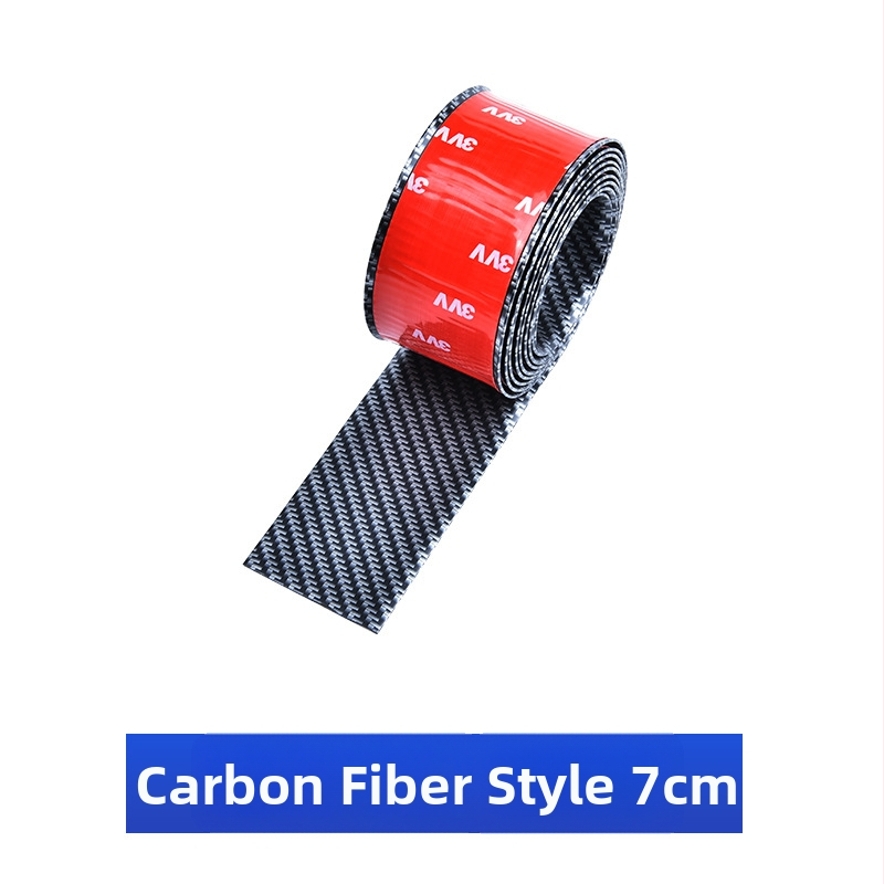 Automobilová prahová lišta, Delano PVC, karbonový vzor, model 08