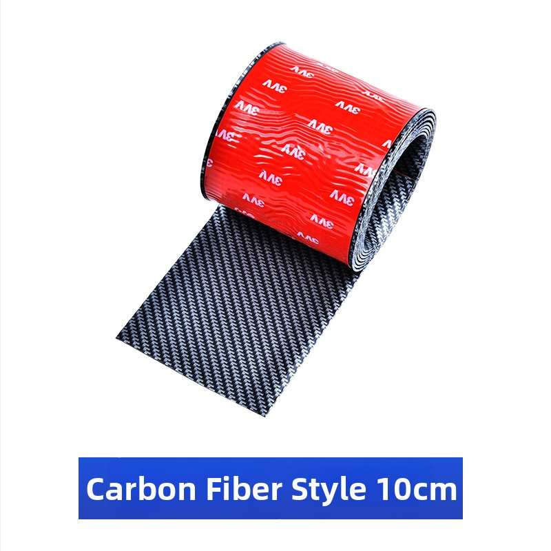 Automobilová prahová lišta, Delano PVC, karbonový vzor, model 08