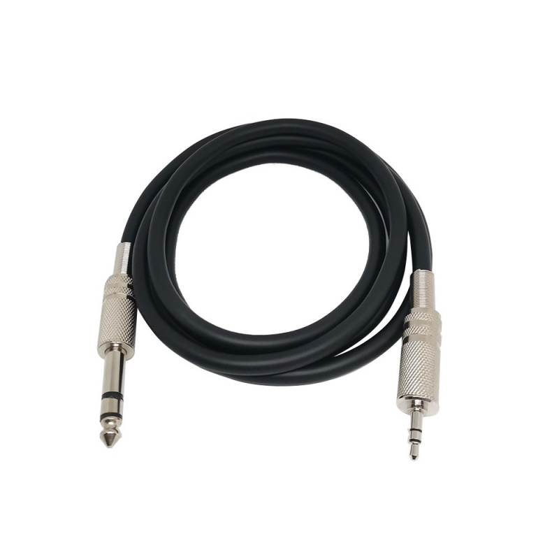 dx Audio kabel 6,5 mm na 3,5 mm, troje vodiča, bakreno jezgro, niklano, za računalnu perifernu opremu