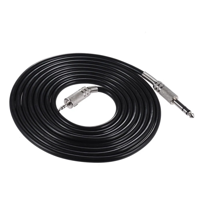 dx Audio kabel 6,5 mm na 3,5 mm, troje vodiča, bakreno jezgro, niklano, za računalnu perifernu opremu