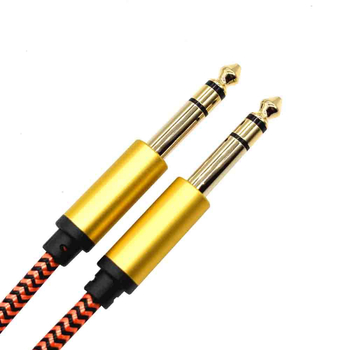 Audio kabel 6,5 mm na 6,35 mm, pozlaćen, jezgra od tinirane bakrene žice, bakreni vodljivi vodič, Green lan LL-YPX-0099