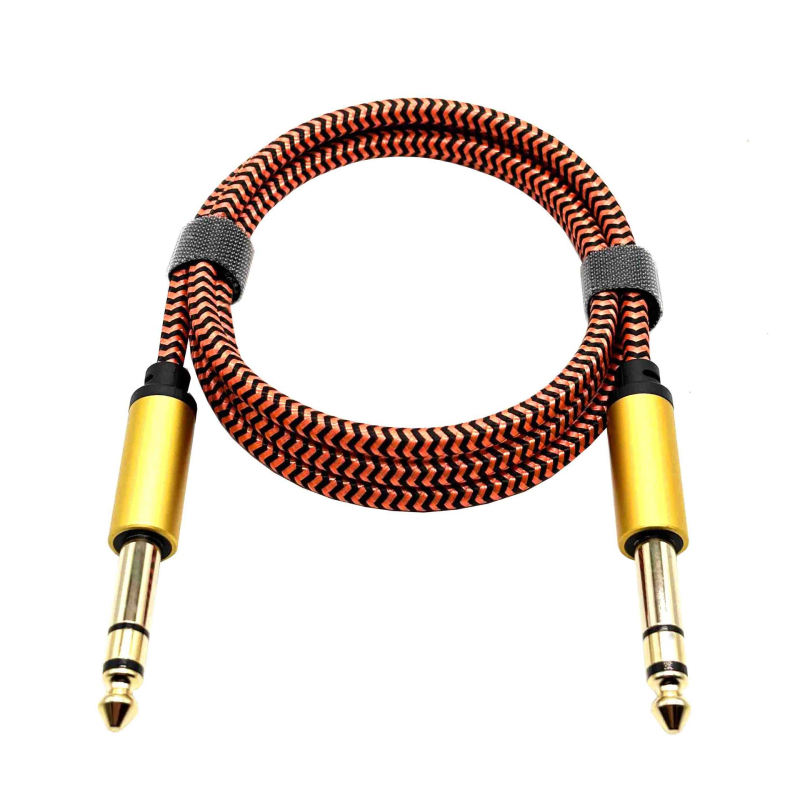 Audio kabel 6,5 mm na 6,35 mm, pozlaćen, jezgra od tinirane bakrene žice, bakreni vodljivi vodič, Green lan LL-YPX-0099