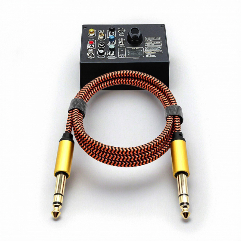 Audio kabel 6,5 mm na 6,35 mm, pozlaćen, jezgra od tinirane bakrene žice, bakreni vodljivi vodič, Green lan LL-YPX-0099