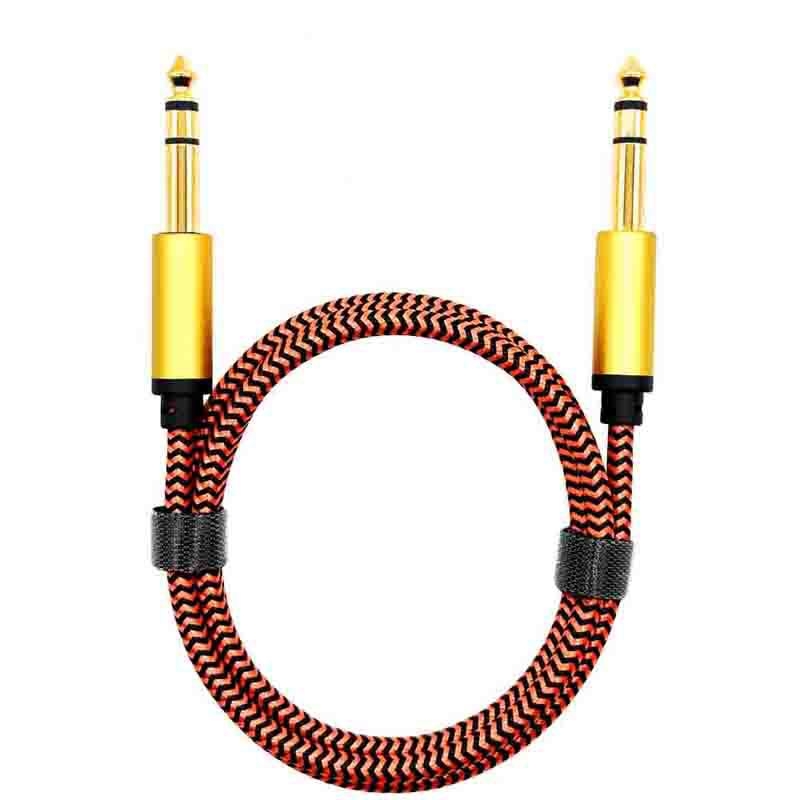 Audio kabel 6,5 mm na 6,35 mm, pozlaćen, jezgra od tinirane bakrene žice, bakreni vodljivi vodič, Green lan LL-YPX-0099