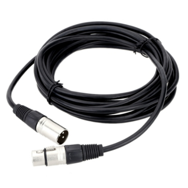 XLR balansirani kabel za mikrofon, muški–ženski, 6,5 mm trožilni, za mikserski uređaj, duljine 1,5/3/5/10 m