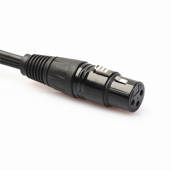 XLR audio kabel 1 na 2, balansiran, ženski na dva muška priključka