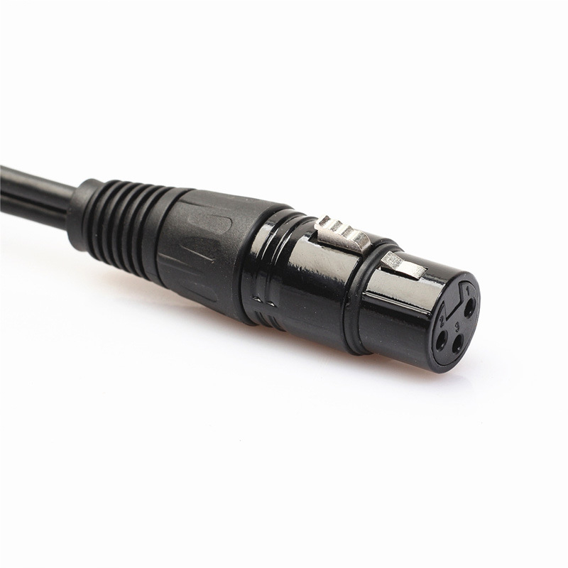 XLR audio kabel 1 na 2, balansiran, ženski na dva muška priključka