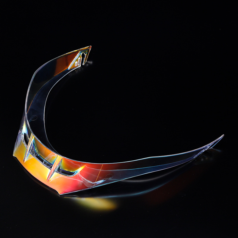 Pista aripioară spate pentru cască – lamelă GPR, spoiler pistă rotund GPRR, duckbill