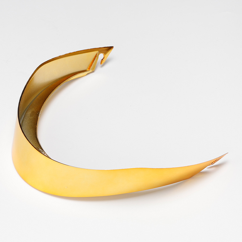 Pista aripioară spate pentru cască – lamelă GPR, spoiler pistă rotund GPRR, duckbill