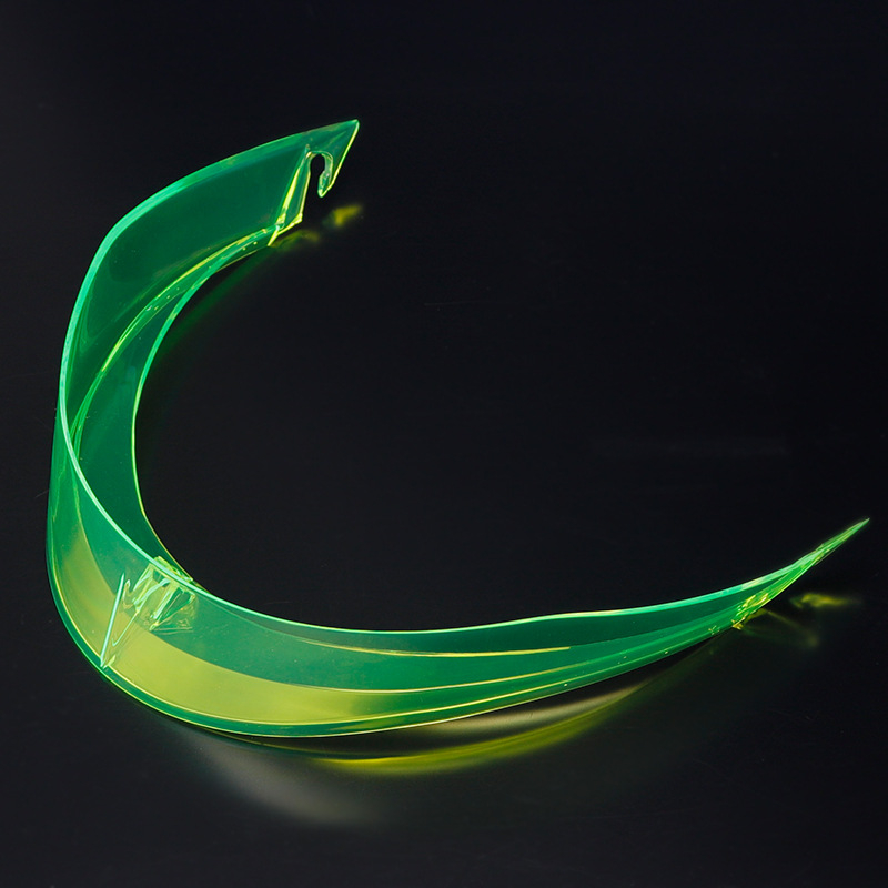 Pista aripioară spate pentru cască – lamelă GPR, spoiler pistă rotund GPRR, duckbill