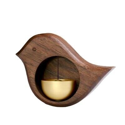 Pandantiv clopot de vânt din metal și lemn - stil modern, decor pentru dormitor și ușa de intrare, origine Zhejiang, ambalat într-o cutie