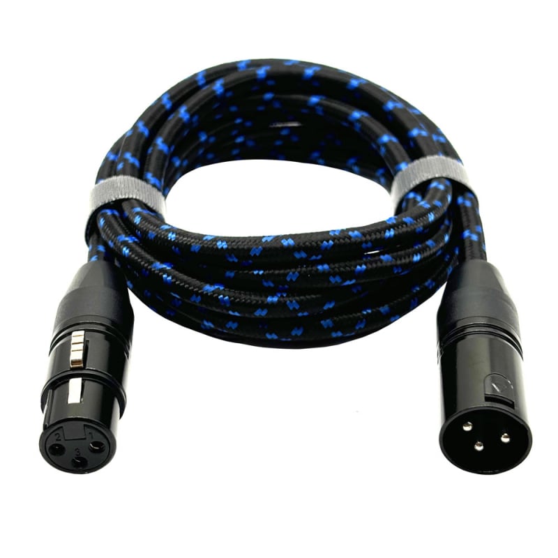 Аудио XLR кабел LUTREE LL-XLR-0001 с позлатено покритие, медена сърцевина, безкислороден мед, ROHS