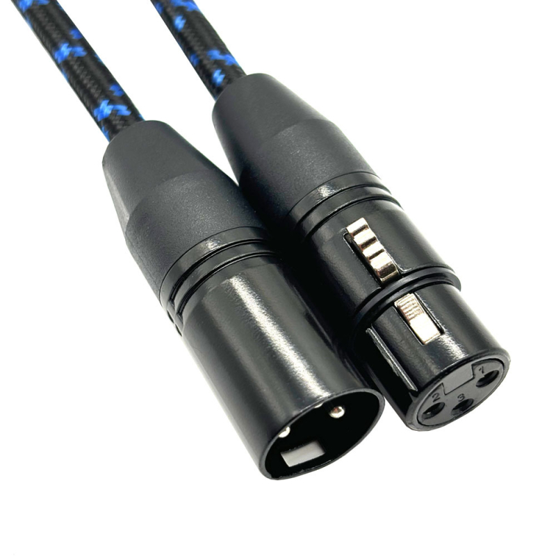 Аудио XLR кабел LUTREE LL-XLR-0001 с позлатено покритие, медена сърцевина, безкислороден мед, ROHS