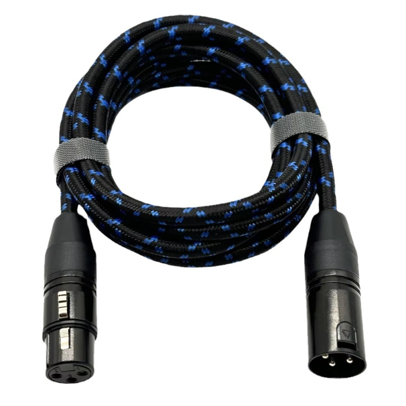 Аудио XLR кабел LUTREE LL-XLR-0001 с позлатено покритие, медена сърцевина, безкислороден мед, ROHS