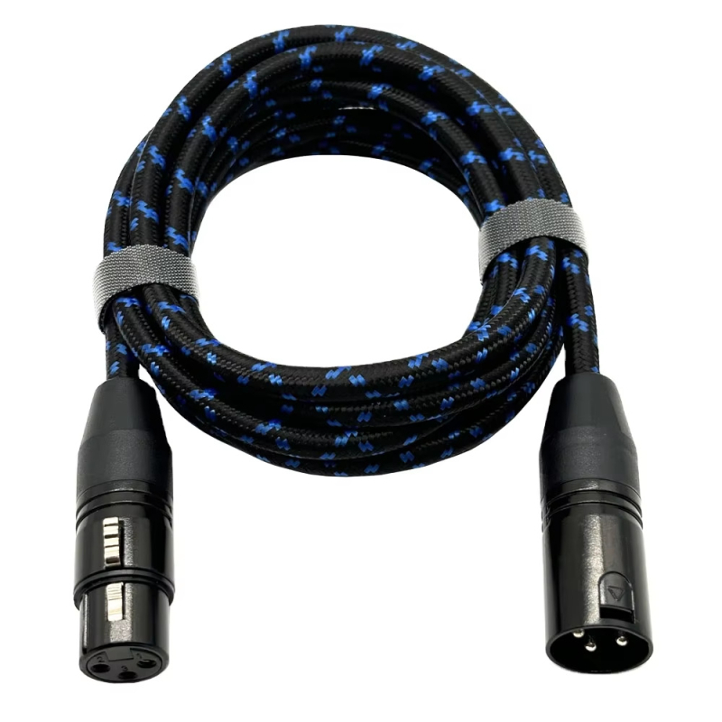 Аудио XLR кабел LUTREE LL-XLR-0001 с позлатено покритие, медена сърцевина, безкислороден мед, ROHS