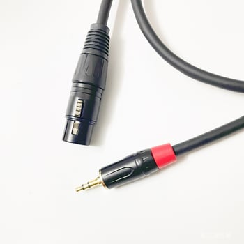 3,5 mm-es XLR mikrofonkábel, férfi és női csatlakozóval, mikrofonhoz, hangkártyához és keverőhöz
