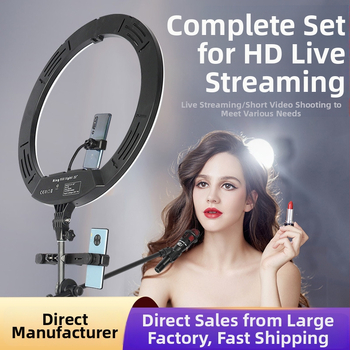 LED kruhové svetlo pre fotografovanie a živé vysielanie — Beautiful Era CPM36001, Universal, RL14