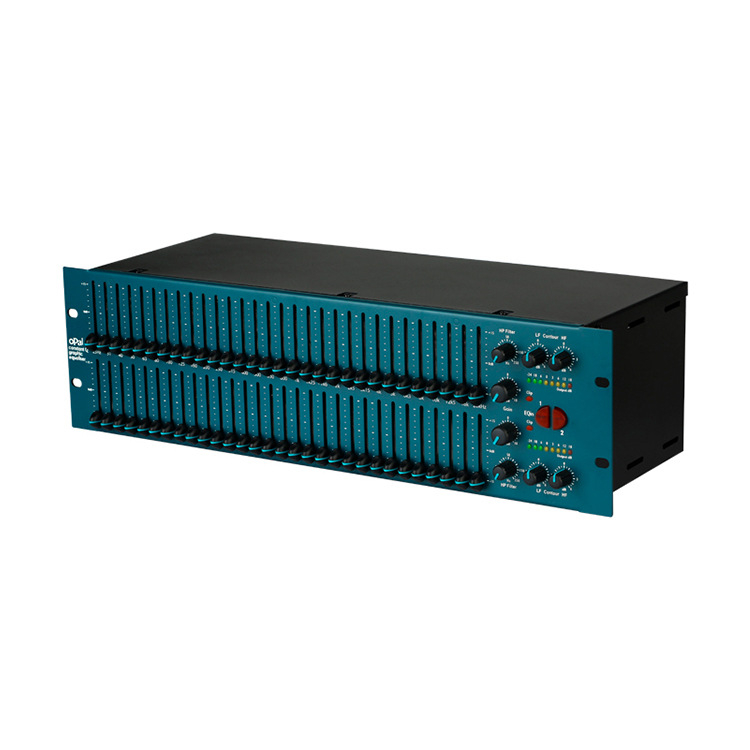 FCS966 WJ AUDIO Professzionális equalizer és audió processzor limiterrel, színpadi előadásokhoz és KTV-hez