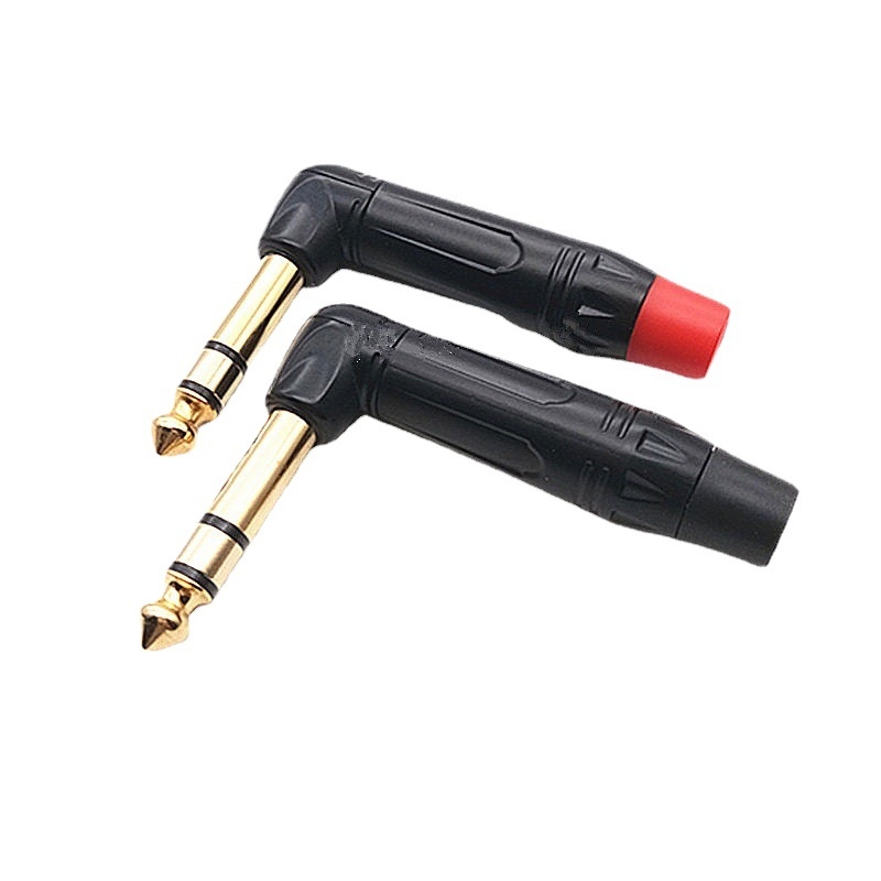 Neutral conector audio/video unghiular din cupru placat cu aur, trei conductori, temperatură de utilizare standard, fără certificare