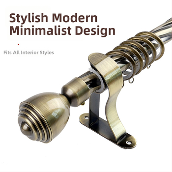 Koncové kryty na závesovú tyč, železný kužeľový koniec, pre rímsku tyč a posuvnú dráhu, moderný minimalistický štýl, prispôsobiteľné