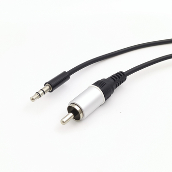 3,5 mm na RCA audio kabel, niklani konektori, bakreno jezgro s folijskim oklopom, ROHS potvrda, model CABLE05US-2M