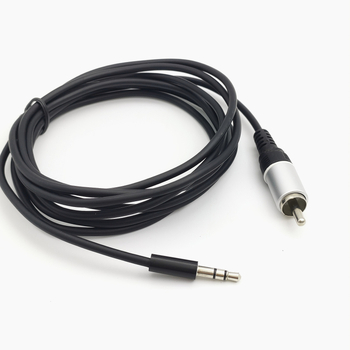 3,5 mm na RCA audio kabel, niklani konektori, bakreno jezgro s folijskim oklopom, ROHS potvrda, model CABLE05US-2M