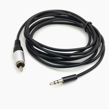 3,5 mm na RCA audio kabel, niklani konektori, bakreno jezgro s folijskim oklopom, ROHS potvrda, model CABLE05US-2M