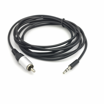 3,5 mm na RCA audio kabel, niklani konektori, bakreno jezgro s folijskim oklopom, ROHS potvrda, model CABLE05US-2M