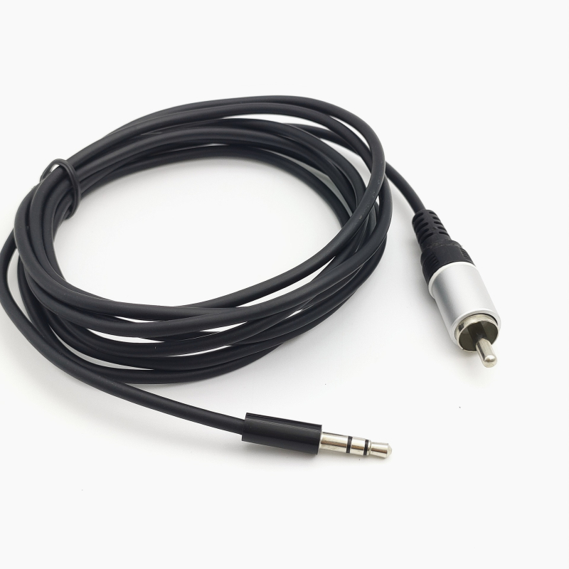 3,5 mm na RCA audio kabel, niklani konektori, bakreno jezgro s folijskim oklopom, ROHS potvrda, model CABLE05US-2M
