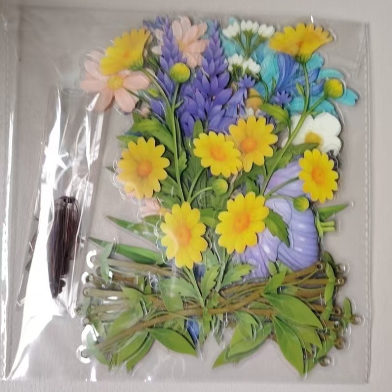 Decorațiune de spațiu: ghirlandă din hârtie cu fluturi sălbatici pe panglică pentru decor acasă