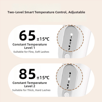 Elektrický natáčadlo na mihalnice - dlhodobé tvarovanie, elektrický model, OEM značka, balenie 180 kusov