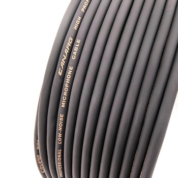 Cablu de microfon, cablu cu plasă tricotată, izolație cu fum redus și fără halogeni, echilibrat pentru semnale audio și video