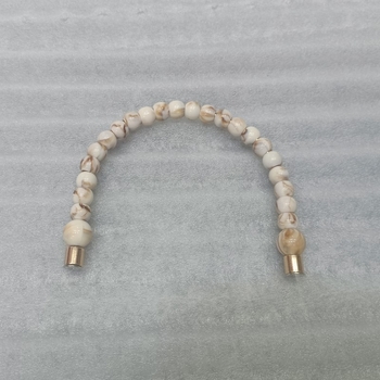 Mooncake δώρο κουτί λαβή με μεταλλική λαβή διακοσμημένη με χάντρες, αξεσουάρ τσάντας, σχέδιο μείωσης φόρτου