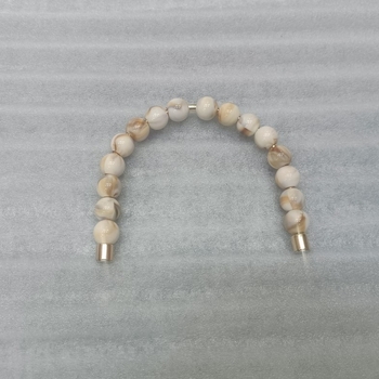 Mooncake δώρο κουτί λαβή με μεταλλική λαβή διακοσμημένη με χάντρες, αξεσουάρ τσάντας, σχέδιο μείωσης φόρτου