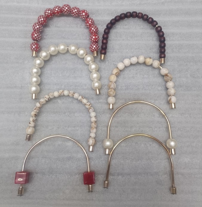 Mooncake δώρο κουτί λαβή με μεταλλική λαβή διακοσμημένη με χάντρες, αξεσουάρ τσάντας, σχέδιο μείωσης φόρτου