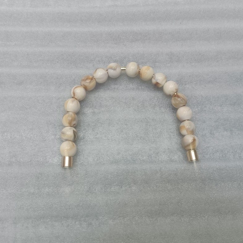 Mooncake δώρο κουτί λαβή με μεταλλική λαβή διακοσμημένη με χάντρες, αξεσουάρ τσάντας, σχέδιο μείωσης φόρτου