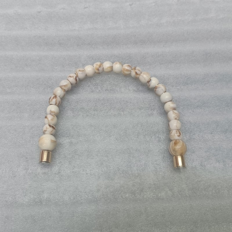 Mooncake δώρο κουτί λαβή με μεταλλική λαβή διακοσμημένη με χάντρες, αξεσουάρ τσάντας, σχέδιο μείωσης φόρτου