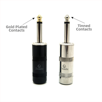 Golden Three Lakes mono audio konektor, zlatom plátovaný, CE certifikát, -30 °C až 80 °C, audio/videokonektor