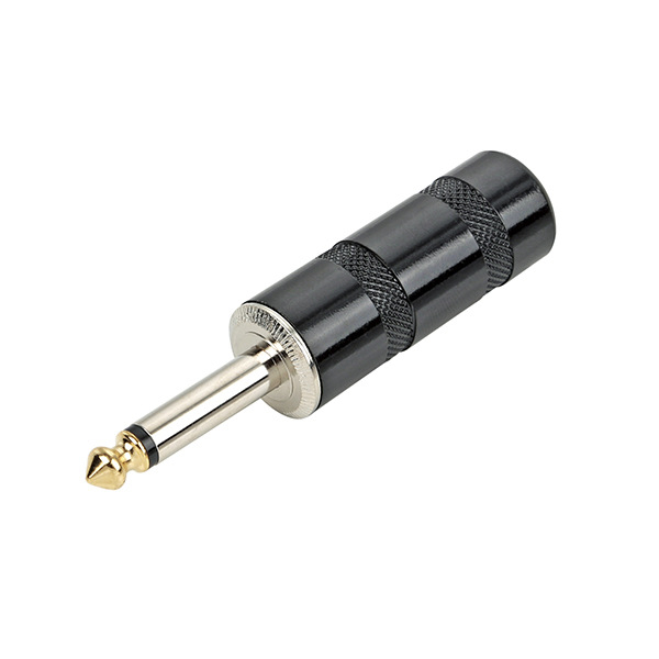Golden Three Lakes conector audio mono, placat cu aur, certificat CE, -30°C până la 80°C, conector audio/video