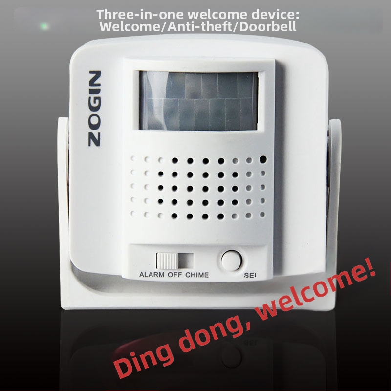 Sonerie de ușă cu inducție, model 28, DC 3×1.5V, 16 sonerii polifonice, potrivit pentru magazine și spații publice